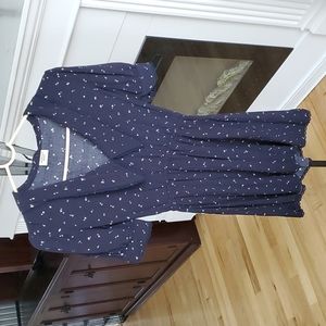Blue Polka Heart Dress